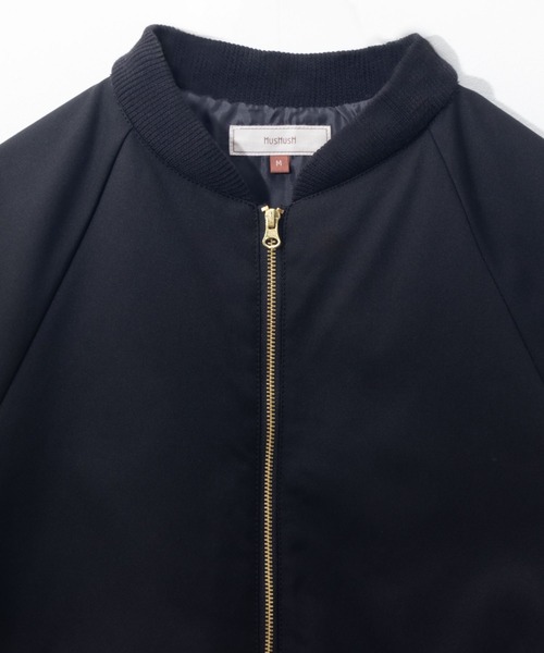 HusHusH(ハッシュアッシュ)の「HusHusH 変形Aラインシルエット MA-1タイプ中綿ブルゾン アウター(ブルゾン・レディース・キャメル/ブラック・M/L)」の15枚目の写真