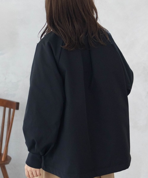 HusHusH(ハッシュアッシュ)の「HusHusH 変形Aラインシルエット MA-1タイプ中綿ブルゾン アウター(ブルゾン・レディース・キャメル/ブラック・M/L)」の8枚目の写真