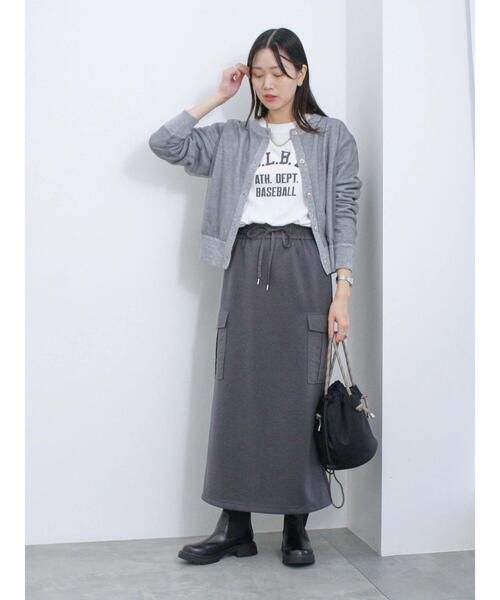 Samansa Mos2 blue（サマンサモスモスブルー）の「【ふっくらクッション】厚底ニットブーツ（ブーツ・レディース・ライトベージュ/ブラック・M/L）」の8枚目の写真