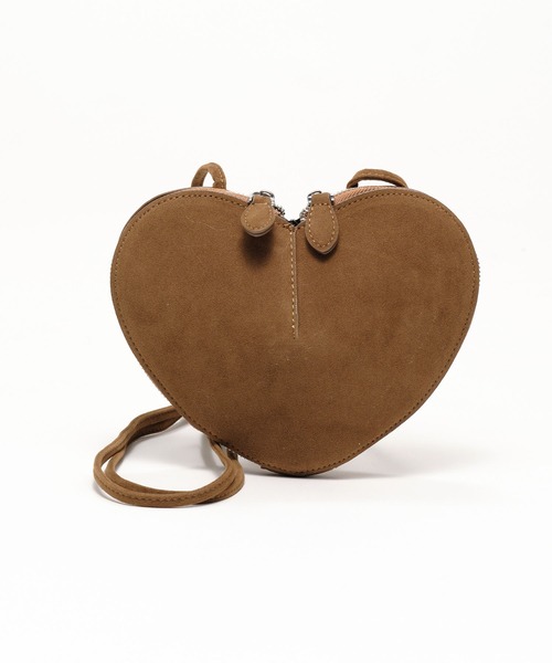 セール】スウェードハートポシェット（ショルダーバッグ）｜ZAKKA-BOX