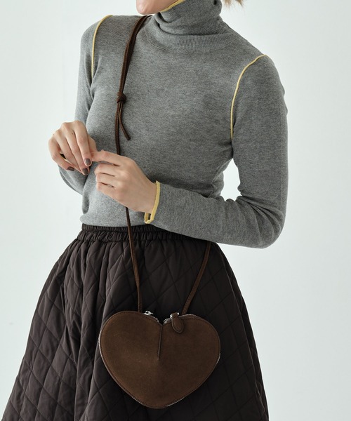 セール】スウェードハートポシェット（ショルダーバッグ）｜ZAKKA-BOX