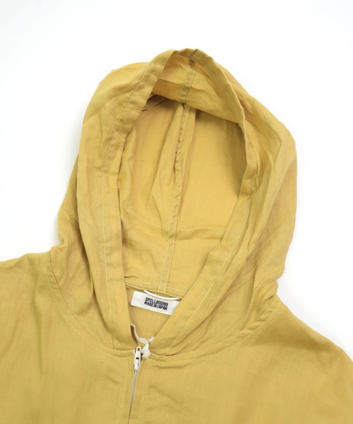 SPELLBOUND（スペルバウンド）の「[SPELLBOUND / スペルバウンド] C/Lウルトラワッシャー フードシャツ（シャツ/ブラウス・メンズ・ブルー/イエロー・2/3）」の17枚目の写真