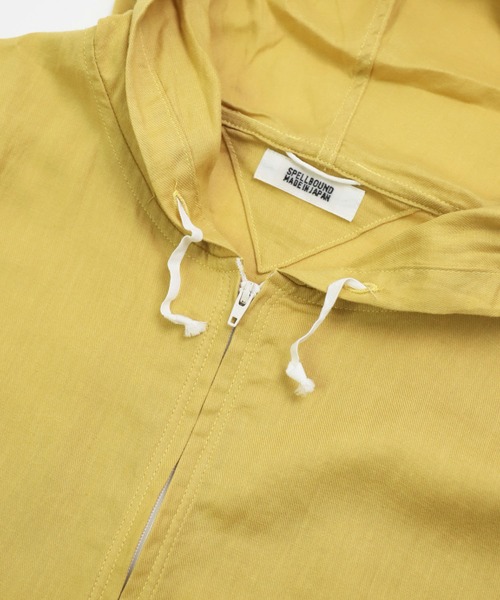 SPELLBOUND（スペルバウンド）の「[SPELLBOUND / スペルバウンド] C/Lウルトラワッシャー フードシャツ（シャツ/ブラウス・メンズ・ブルー/イエロー・2/3）」の18枚目の写真