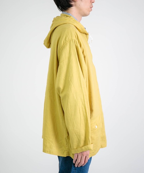 SPELLBOUND（スペルバウンド）の「[SPELLBOUND / スペルバウンド] C/Lウルトラワッシャー フードシャツ（シャツ/ブラウス・メンズ・ブルー/イエロー・2/3）」の10枚目の写真