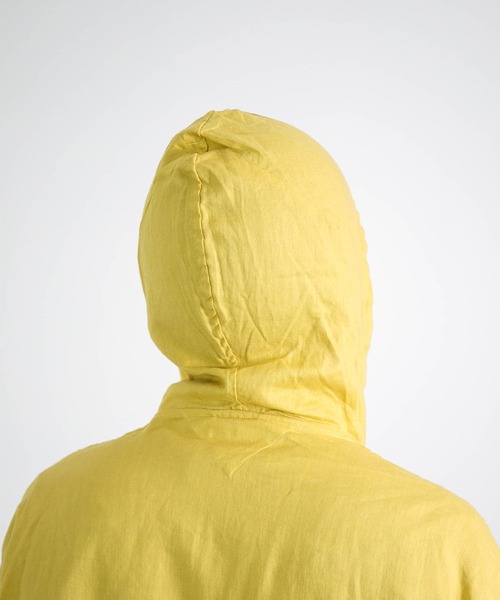 SPELLBOUND（スペルバウンド）の「[SPELLBOUND / スペルバウンド] C/Lウルトラワッシャー フードシャツ（シャツ/ブラウス・メンズ・ブルー/イエロー・2/3）」の12枚目の写真