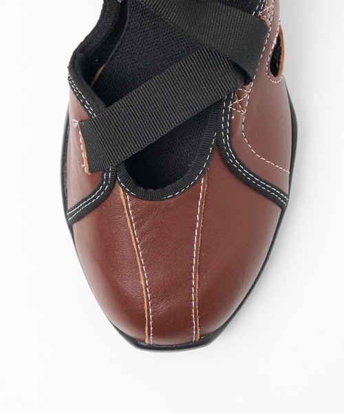 Foundry Mews(ファウンドリーミューズ)の「【Foundry Mews/ファウンドリーミューズ】Britney shoes(バレエシューズ・レディース・ブラウン・36/38)」の5枚目の写真