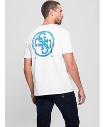 Guess（ゲス）の「ECO Printed Quattro G Tee 半袖 Tシャツ（Tシャツ/カットソー）」