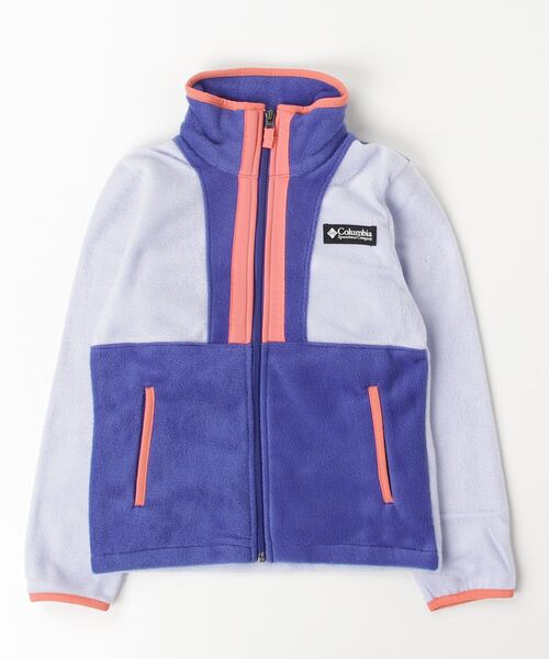 Columbia（コロンビア）の「コロンビア  バックボールフルジップフリース（ブルゾン・キッズ・パープル/ブラック・J/M/J/L/J/XS/J/S）」の2枚目の写真