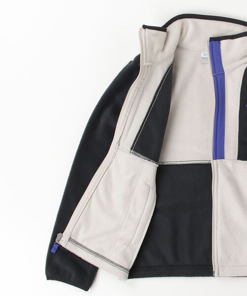 Columbia（コロンビア）の「コロンビア  バックボールフルジップフリース（ブルゾン・キッズ・パープル/ブラック・J/M/J/L/J/XS/J/S）」の4枚目の写真