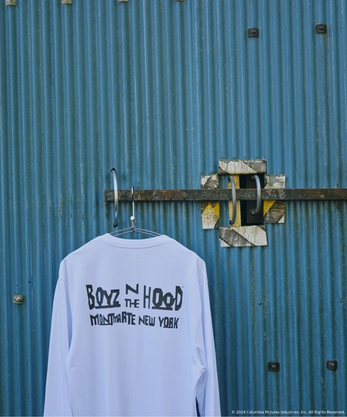 MONTMARTRE NEW YORK(モンマルトルニューヨーク)の「Collage Longsleeve Tee(Tシャツ/カットソー・メンズ・ホワイト/ブラック・M/S/L/XL)」の4枚目の写真