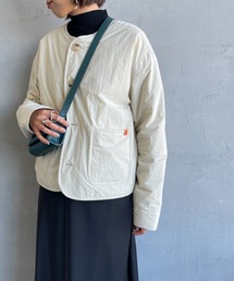 [UNIVERSAL OVERALL/ユニバーサルオーバーオール] 別注 中綿入りノーカラージャケット