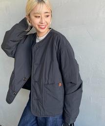[UNIVERSAL OVERALL/ユニバーサルオーバーオール] 別注 中綿入りノーカラージャケット