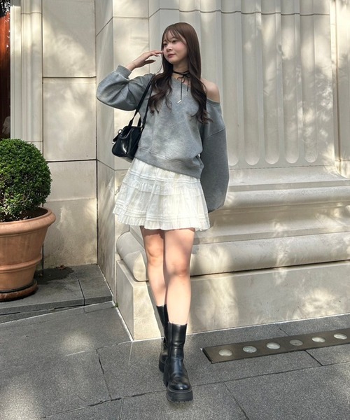 セール】【ZOZO限定/インフルエンサー企画】ワンショルトップス