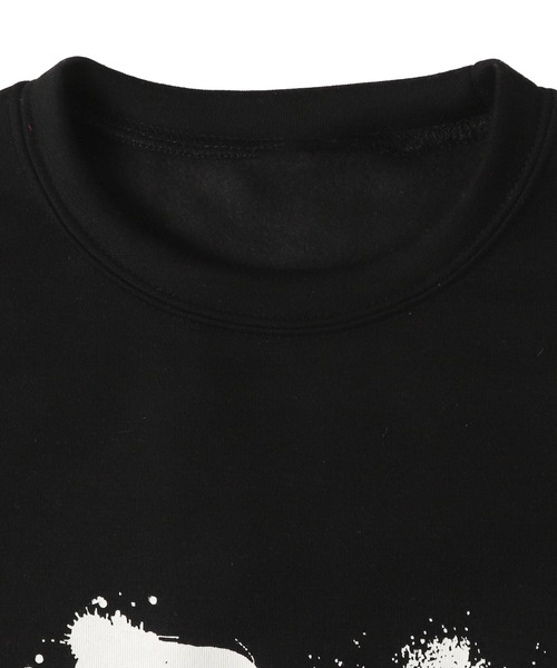 Figments（フィグメンツ）の「【裏起毛】POP PUNKスウェット（スウェット・レディース・チャコールグレー/ブラック・FREE）」の9枚目の写真