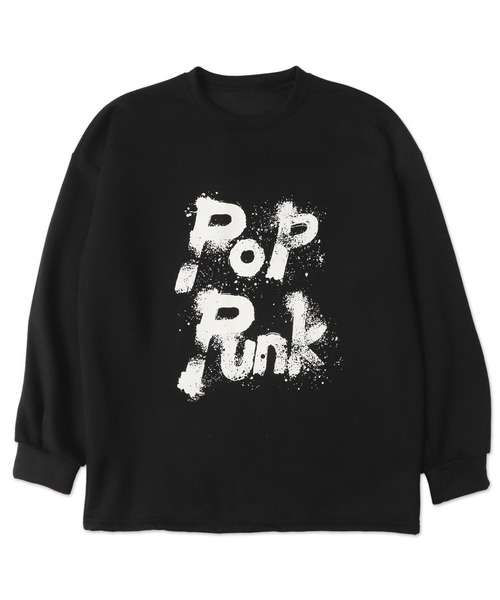 Figments（フィグメンツ）の「【裏起毛】POP PUNKスウェット（スウェット・レディース・チャコールグレー/ブラック・FREE）」の13枚目の写真