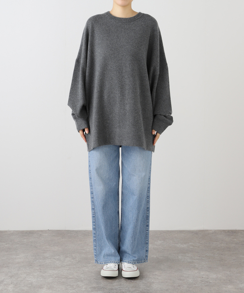 FRAMeWORK(フレームワーク)の「EXTREME CASHMERE X/エクストリームカシミヤ SWEAT(ニット/セーター・レディース・チャコールグレー・FREE)」の7枚目の写真