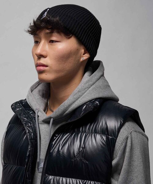 JORDAN BRAND（ジョーダンブランド）の「ジョーダン テラ ビーニー / Jordan Terra Beanie FZ2055-010 Black（ニットキャップ/ビーニー・メンズ・ブラック・ONE SIZE）」の4枚目の写真