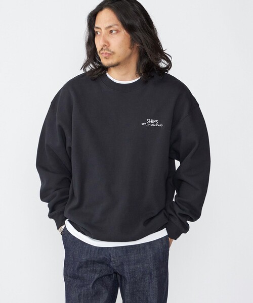 【WEB限定】SHIPS: SCREEN STARS(R) STYLISH STANDARD ロゴ 刺繍 スウェット（スウェット）｜SHIPS（シップス）