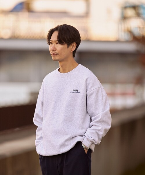 【WEB限定】SHIPS: SCREEN STARS(R) STYLISH STANDARD ロゴ 刺繍 スウェット（スウェット）｜SHIPS（シップス）