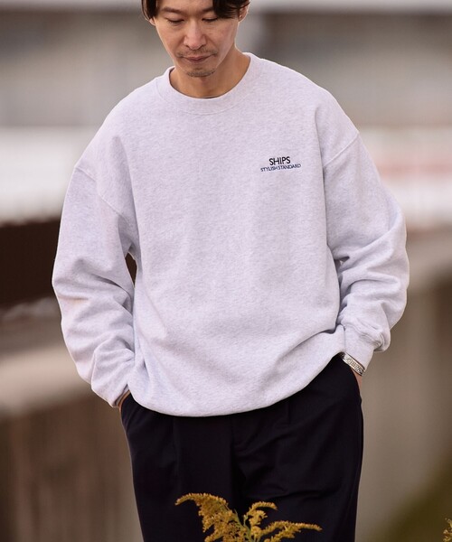 【WEB限定】SHIPS: SCREEN STARS(R) STYLISH STANDARD ロゴ 刺繍 スウェット（スウェット）｜SHIPS（シップス）