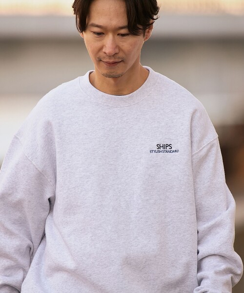 【WEB限定】SHIPS: SCREEN STARS(R) STYLISH STANDARD ロゴ 刺繍 スウェット（スウェット）｜SHIPS（シップス）