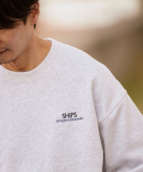【WEB限定】SHIPS: SCREEN STARS(R) STYLISH STANDARD ロゴ 刺繍 スウェット（スウェット）｜SHIPS（シップス）