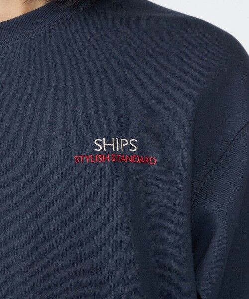 【WEB限定】SHIPS: SCREEN STARS(R) STYLISH STANDARD ロゴ 刺繍 スウェット（スウェット）｜SHIPS（シップス）