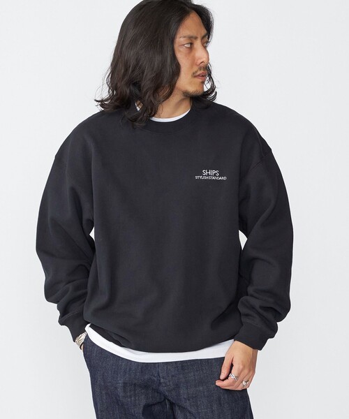 【WEB限定】SHIPS: SCREEN STARS(R) STYLISH STANDARD ロゴ 刺繍 スウェット（スウェット）｜SHIPS（シップス）