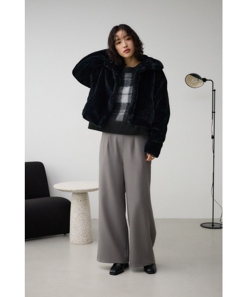 ファーショートコート（ブルゾン）｜AZUL BY MOUSSY（アズールバイ