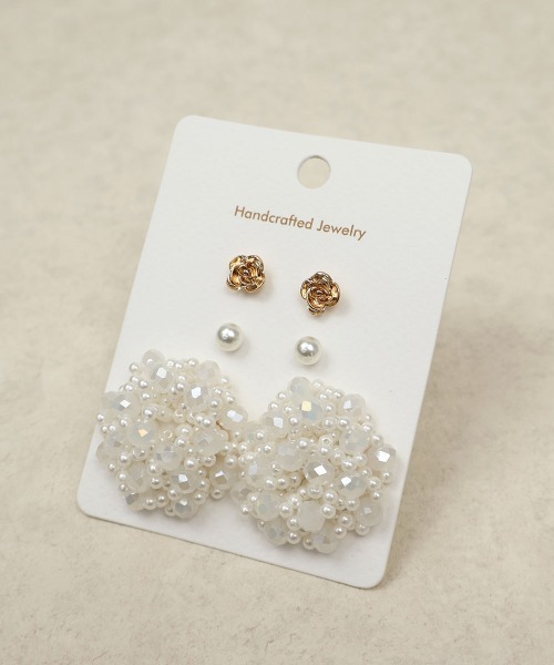 CEMONEMO(セモネモ)の「アソートピアス 3セット(ピアス(両耳用)・レディース・その他4/その他1/その他2/その他3・FREE)」の5枚目の写真