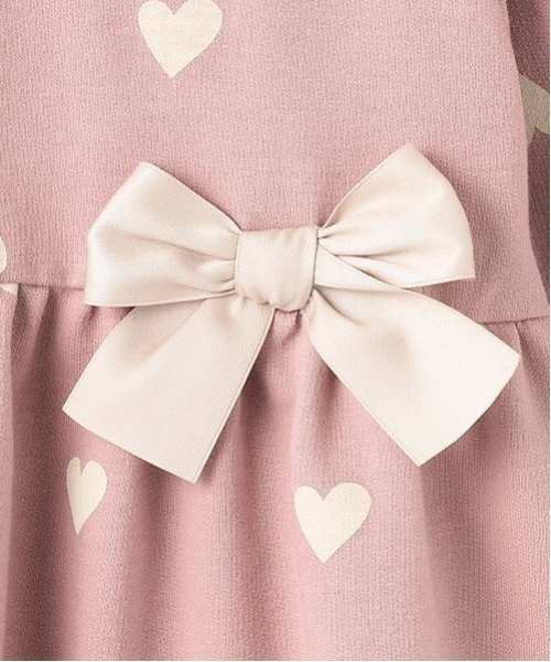 petit main（プティマイン）の「【GOODPRICE】カット裏毛ワンピース（ワンピース・キッズ・ライトピンク/アイボリー/ネイビー・80ｃｍ/90cm/130cm/100cm/120cm/110cm）」の6枚目の写真