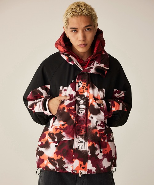 MAP CAMO SNOWBOARD JACKET（ミリタリージャケット）｜A BATHING