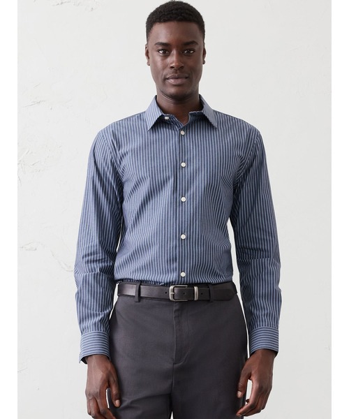 BANANA REPUBLIC FACTORY STORE(バナナリパブリック ファクトリーストア)の「BANANA REPUBLIC FACTORY STORE スリムドレスシャツ(シャツ/ブラウス・メンズ・ブルー系その他/ピンク/ブルー/ピンク系その他/ネイビー/ブラウン/ブラウン系その他/レッド系その他/バーガンディー/チャコールグレー/ブルー系その他2/ライトブルー/ブルー系その他3/マルチ/ピンク系その他2/チェック・M/L/XL/S)」の10枚目の写真
