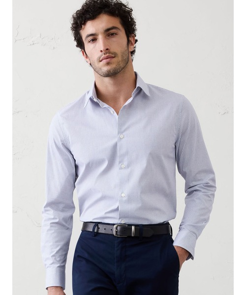 BANANA REPUBLIC FACTORY STORE(バナナリパブリック ファクトリーストア)の「BANANA REPUBLIC FACTORY STORE スリムドレスシャツ(シャツ/ブラウス・メンズ・ブルー系その他/ピンク/ブルー/ピンク系その他/ネイビー/ブラウン/ブラウン系その他/レッド系その他/バーガンディー/チャコールグレー/ブルー系その他2/ライトブルー/ブルー系その他3/マルチ/ピンク系その他2/チェック・M/L/XL/S)」の5枚目の写真