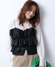 JUSGLITTY（ジャスグリッティー）の「デコラビスチェ（シャツ/ブラウス・レディース）」