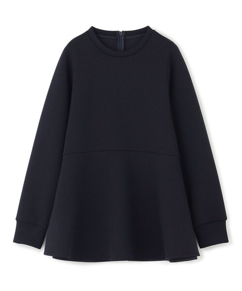UNFILO(アンフィーロ)の「BEAUTY FORM JERSEY ペプラム トップス(スウェット・レディース・ベージュ系/ホワイト系/ネイビー系・MEDIUM/SMALL)」の8枚目の写真