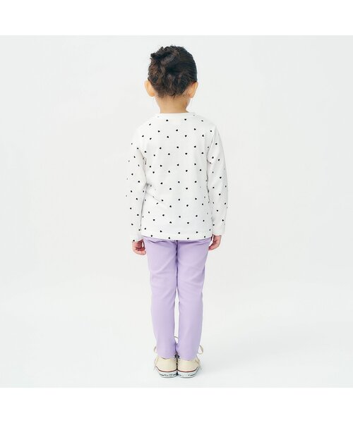 apres les cours（アプレレクール）の「【ジュニア対応】スキニー/7days Style pants（その他パンツ・キッズ・ブラック/インディゴブルー/ラベンダー・90/100/110/120/80/130/140）」の5枚目の写真