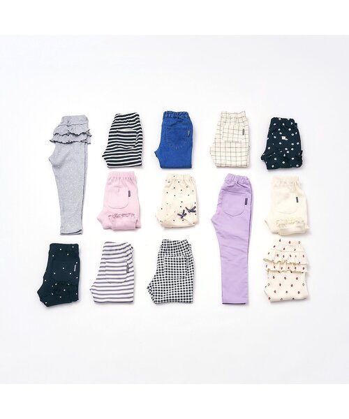 apres les cours（アプレレクール）の「【ジュニア対応】スキニー/7days Style pants（その他パンツ・キッズ・ブラック/インディゴブルー/ラベンダー・90/100/110/120/80/130/140）」の10枚目の写真