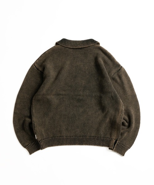 MUHET(ミュエータ)の「加工襟付きニット(ニット/セーター・レディース・ネイビー/ブラック・MEDIUM/X-LARGE)」の4枚目の写真