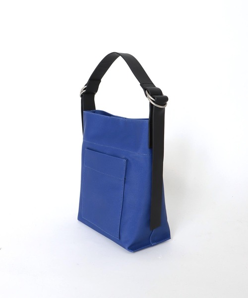 Jines（ジネス）の「PVCキャンバス ショルダー【BEAURE/ヴュレ】（ショルダーバッグ・レディース・チャコールグレー/ブルー・フリー）」の9枚目の写真