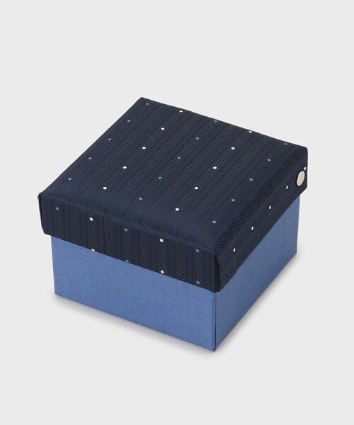 TAKEO KIKUCHI（タケオキクチ）の「【BOXセット】スタンダード柄ネクタイ＆タイバー（ネクタイ・メンズ・ネイビー系3/ネイビー系1/ネイビー・00）」の12枚目の写真