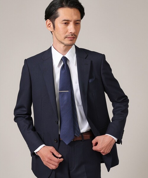 TAKEO KIKUCHI（タケオキクチ）の「【BOXセット】スタンダード柄ネクタイ＆タイバー（ネクタイ・メンズ・ネイビー系3/ネイビー系1/ネイビー・00）」の22枚目の写真
