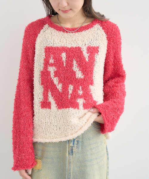 【関税込み】Anna Sui ボンバー ANNA SUI NYC ワッペン ボンバージャケット PURPLE 22HO-I