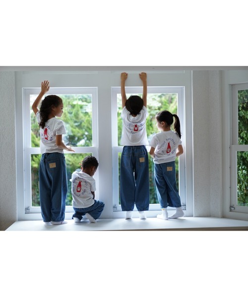 Catchup(ケチャップ)の「【Catchup】デニムパンツ(デニムパンツ・キッズ・ネイビー/サックスブルー・150cm/100㎝/110㎝/120㎝/130㎝/140㎝)」の10枚目の写真