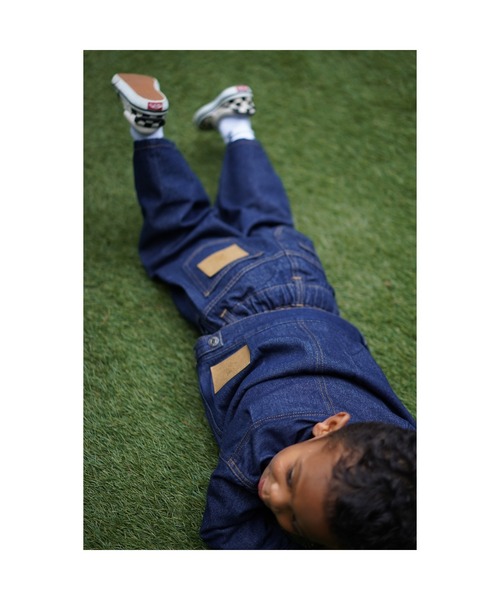 Catchup(ケチャップ)の「【Catchup】デニムパンツ(デニムパンツ・キッズ・ネイビー/サックスブルー・150cm/100㎝/110㎝/120㎝/130㎝/140㎝)」の19枚目の写真