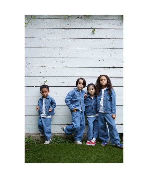 Catchup(ケチャップ)の「【Catchup】デニムパンツ(デニムパンツ・キッズ・ネイビー/サックスブルー・150cm/100㎝/110㎝/120㎝/130㎝/140㎝)」の18枚目の写真