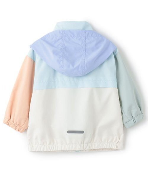 petit main（プティマイン）の「【撥水加工】切替ウィンブレ（ナイロンジャケット・キッズ・ネイビー/イエロー/サックスブルー/カラフル・110cm/80ｃｍ/120cm/100cm/90cm/130cm）」の16枚目の写真