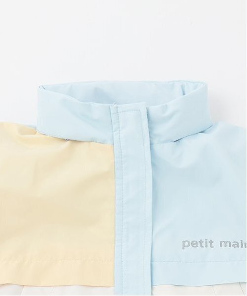 petit main（プティマイン）の「【撥水加工】切替ウィンブレ（ナイロンジャケット・キッズ・ネイビー/イエロー/サックスブルー/カラフル・110cm/80ｃｍ/120cm/100cm/90cm/130cm）」の18枚目の写真