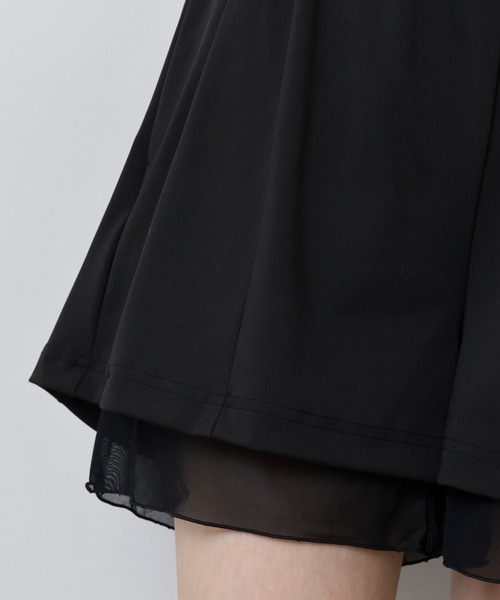 CECIL McBEE（セシルマクビー）の「チュールレイヤードショートパンツ（その他パンツ・レディース・ブラック/ホワイト・1(S)/2(M)）」の17枚目の写真