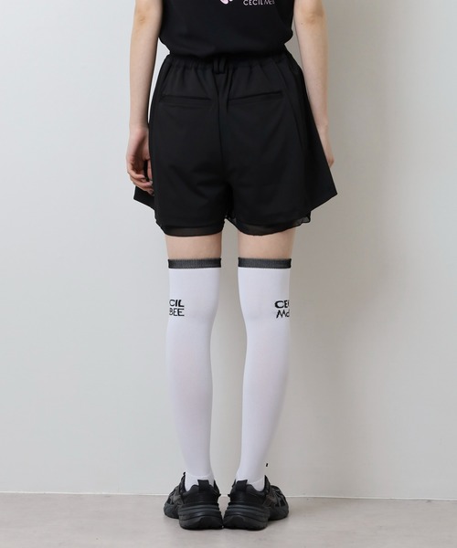 CECIL McBEE（セシルマクビー）の「チュールレイヤードショートパンツ（その他パンツ・レディース・ブラック/ホワイト・1(S)/2(M)）」の13枚目の写真